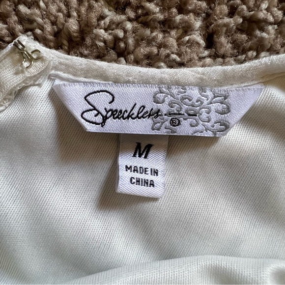 Speechless Mini Floral Lace Dress Size M - Picture 7 of 7